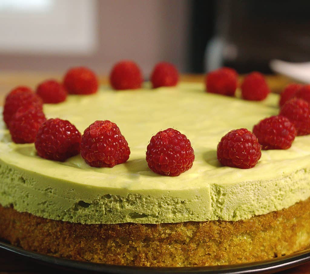 gâteau nuage pistache