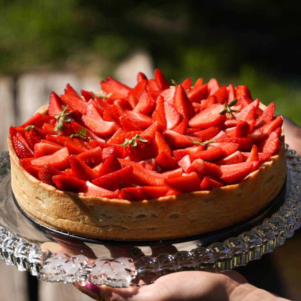 Tarte fraises Grignotine
