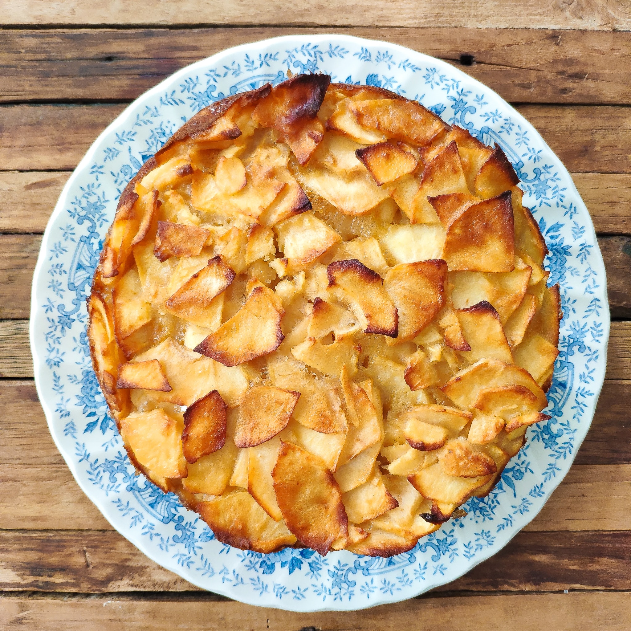 Gâteau Invisible Aux Pommes - Grignotine